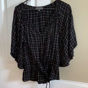 Michael Stars top bell sleeves